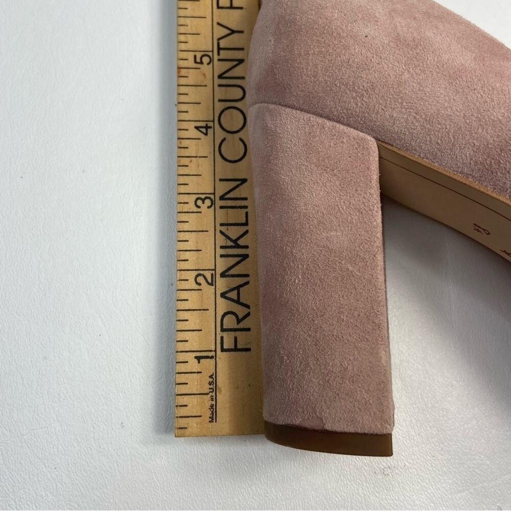 Sam Edelman Stillson Stacked Block Heels Suede Size 8.5 - Picture 6 of 7